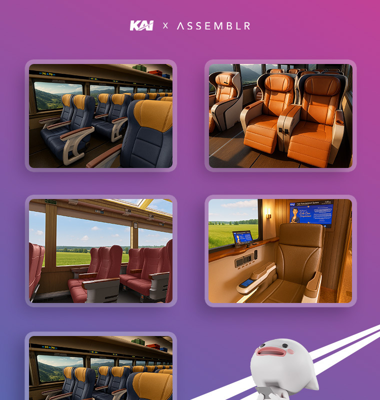 Explore KAI's 5 Newest Train Compartments with AR and VR Technology